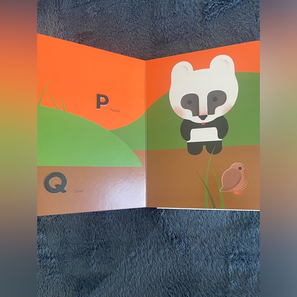 Large alphabet book for babies and toddlers, touch think learn - Picture 2 of 4